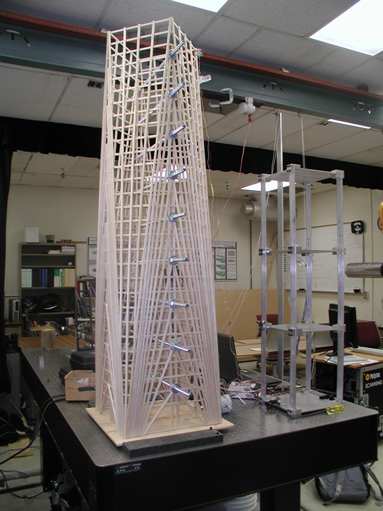 BYU Balsa Tower EERI Seismic Design Competition